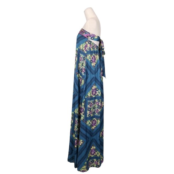Free People Serendipity Wide Leg Jumpsuit Blue Sz Medium - Picture 3 of 10